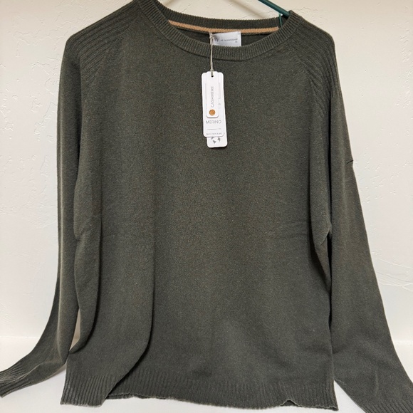 XL Men’s We Norwegians 50/50 Recycled Cashmere/Extra Fine Merino Wool Sweater